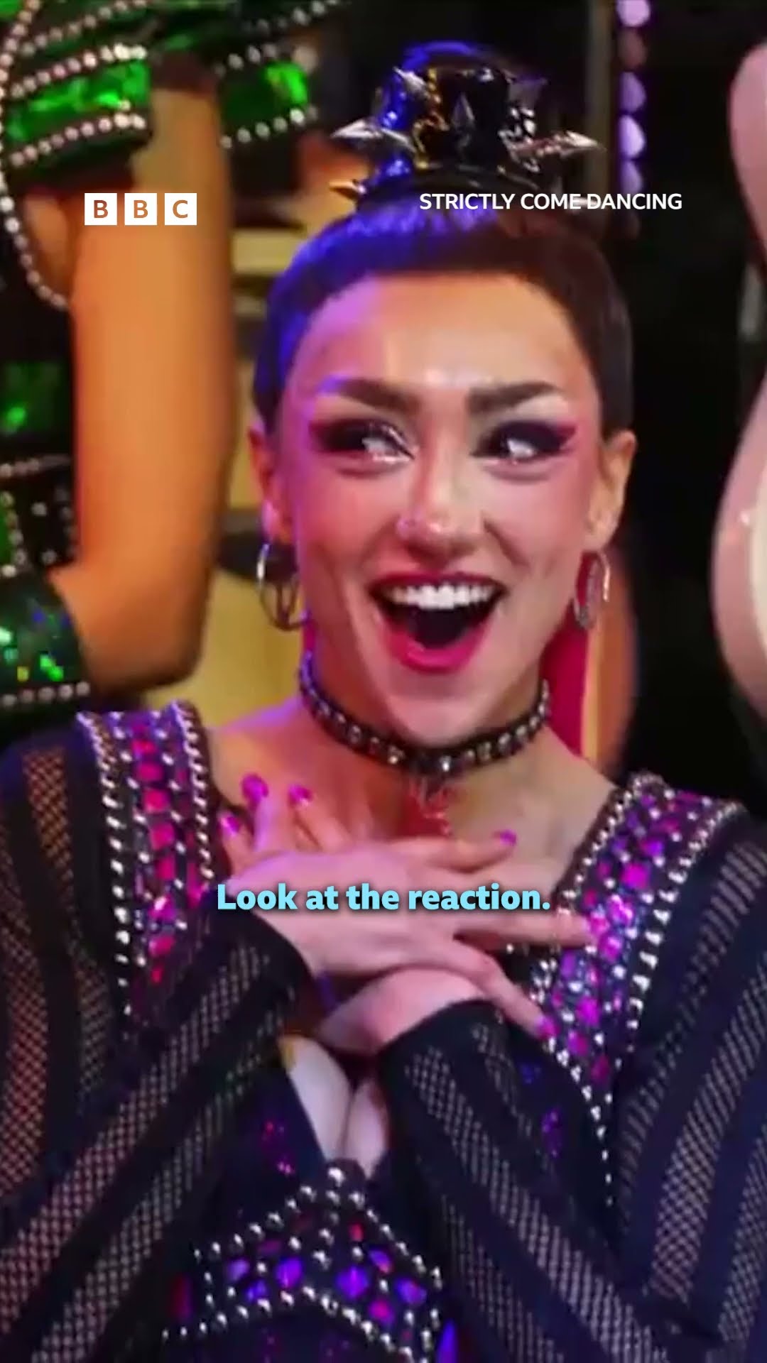 Tasha and Aljaz meet the cast of Six: The Musical