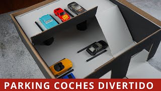 Parking Coches 🚗🚘🚕 hecho con Caja de Cartón, ¡sencillo y divertido! ❤️😊