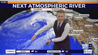 Atmospheric river takes aim at Oregon, Washington Wednesday