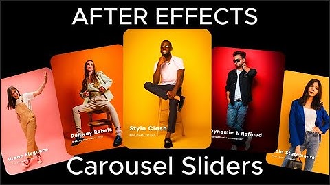 Carousel Sliders After Effects