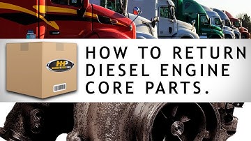 How to Return Diesel Engine Core Parts To HHP For Refunds!