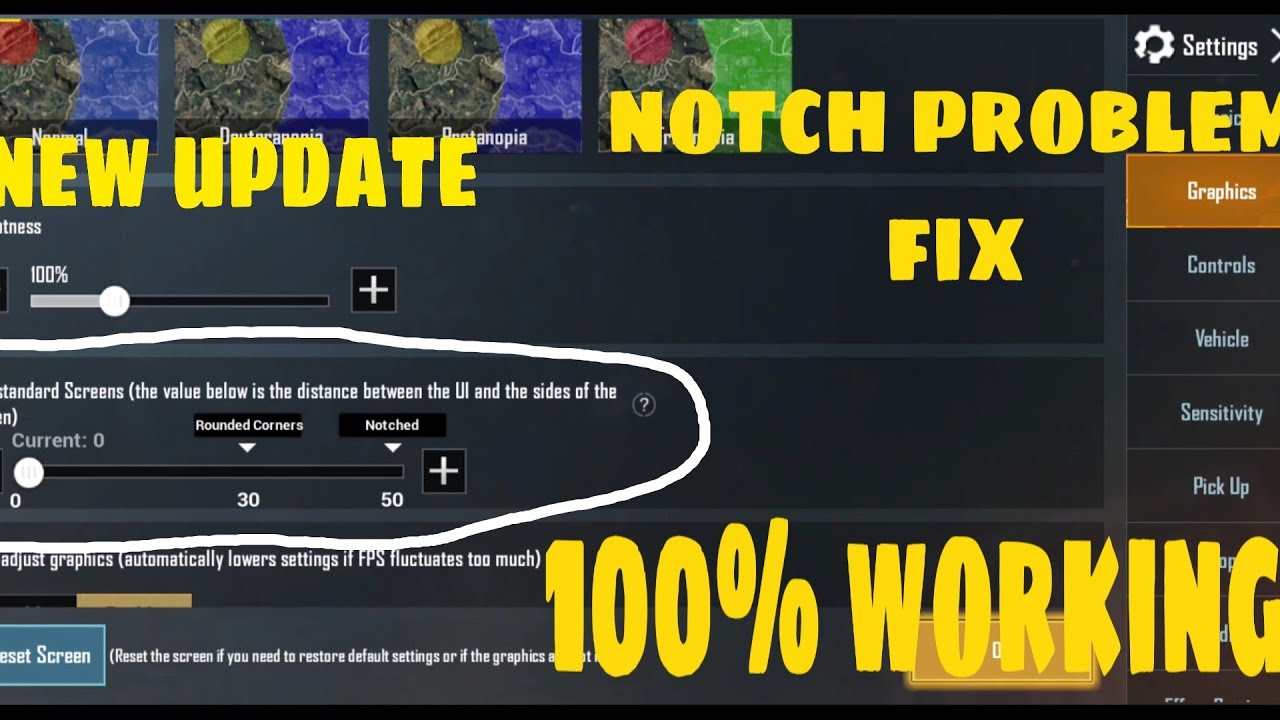 NOTCH PROBLEM FIX | PUBG NEW UPDATE 0.19 | PUBG MOBILE