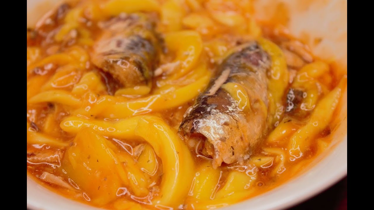 Mango Sardines Dish (Only two ingredients)
