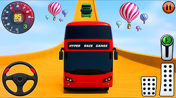 Super Bus Mega Ramp Impossible Racing - Bus Mega Ramp Impossible Tracks - Android Gameplay #103