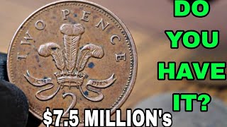 Top 13 Ultra UK 2 new pence rare one penny coins worth A lot of money Coins Worth money!