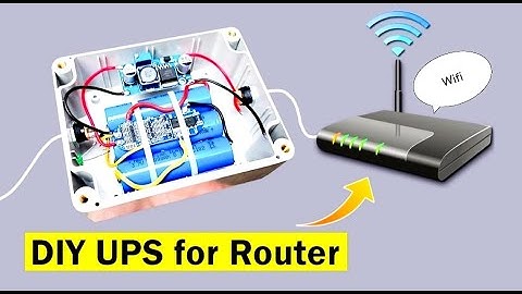 DIY 12V UPS for Wi-Fi Router | Auto Switch Between Battery & Adapter + Transparent Case
