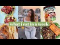 what i eat in a week (intuitive eating + realistic)