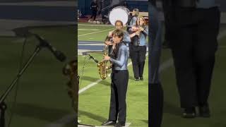 Video thumbnail of "I played Careless Whispers instead of my normal solo for the football game! 😂"