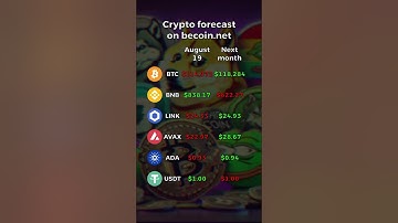 Crypto Price Predictions: BTC, BNB, LINK, AVAX, ADA, USDT Forecast #btc #bnb #link #avax #ada #usdt