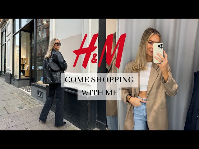 NEW IN H&M COME SHOPPING WITH ME TRY ON HAUL 2023 