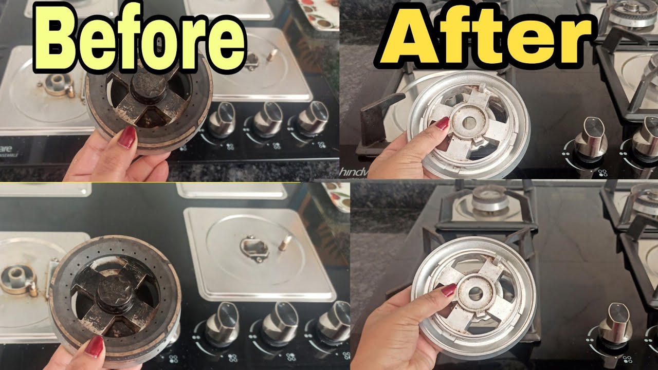 How To Clean Gas Stove Useful Kitchen Cleaning Tips How to clean gas