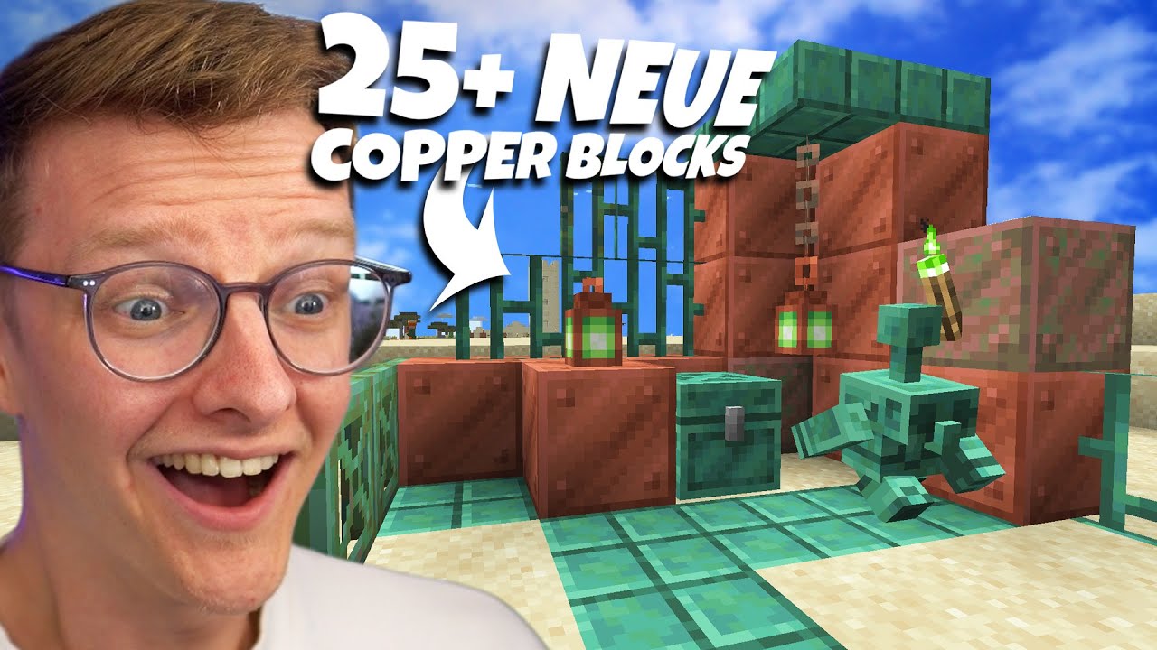 DAS NEUE MINECRAFT UPDATE WIRD IMMER BESSER! 25+ NEUE COPPER BLOCKS 🤯 ...