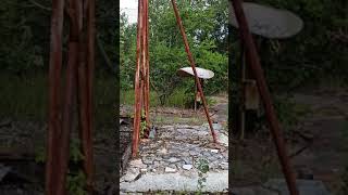 Заброшенный Парк аттракционов и развлечений в Припяти ☢️ Качели Лодочки ✅ Chernobyl Рripyat Zone