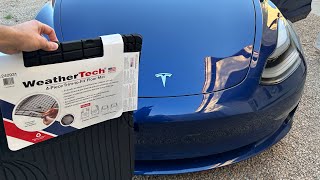 Tesla Model 3 $30 Floor Mats - Weather Tech Trim to Fit Mats