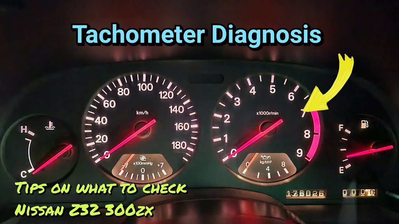 MGV Drive TA.effects Tachometer Diagnosis (1990s Nissan 300ZX) Step By Step