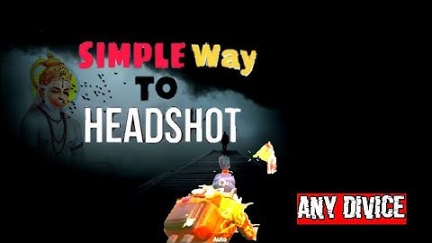 Simple Way To Headshot | Bgmi l Tips And Tricks (Pubg Mobile)guide/tutorial in hindi
