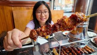 First Time Trying Charcoal Pit Skewers At This Mongolian BBQ (Meng Gao Yang) - Edison, NJ