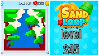 Sand loop level 245 Walkthrough Solution 