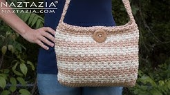 Learn How to Crochet Sweet Simple Handbag - Purse Bolsa Bag DIY Tutorial from Naztazia - Durasi: 9.16. 