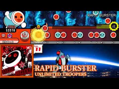 【創作譜面】RAPID BURSTER ★11【TJAPlayer3】