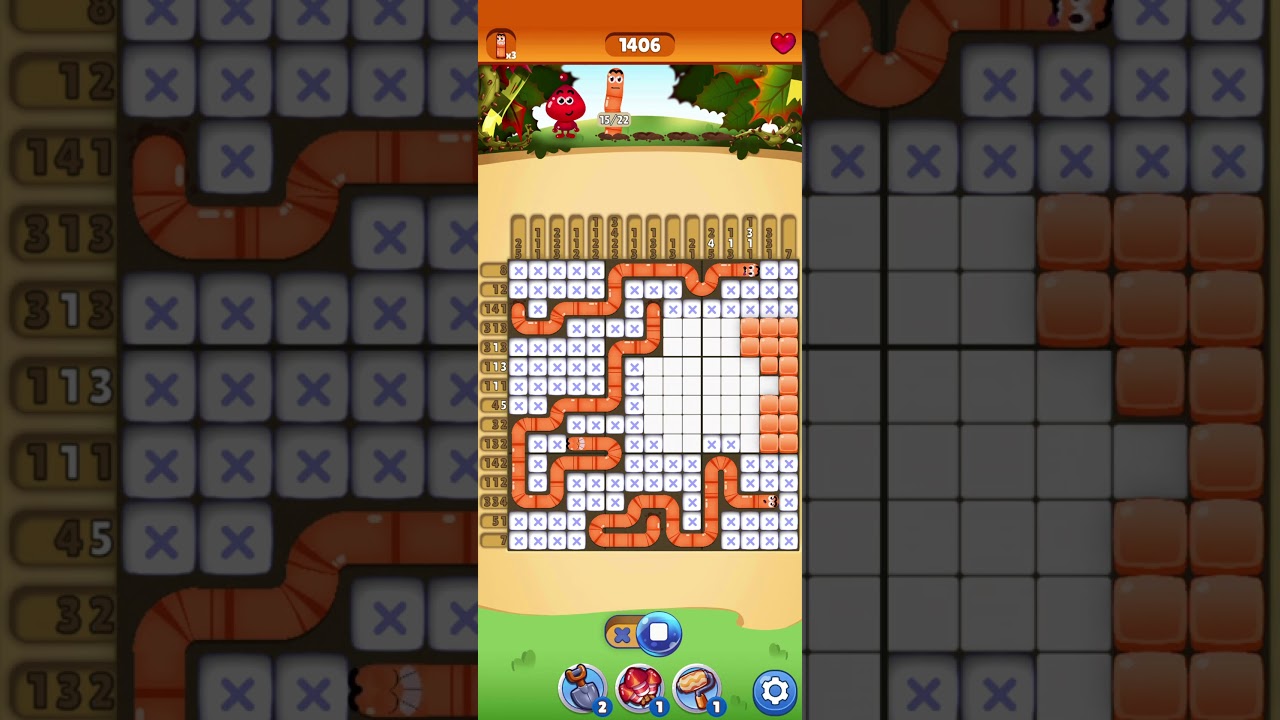 NONO CROSSING LEVEL 1406 #games #game #gaming #level #puzzle