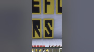 How to Make Letter "S" Banner Pattern in Minecraft | Quick Tutorial #shorts