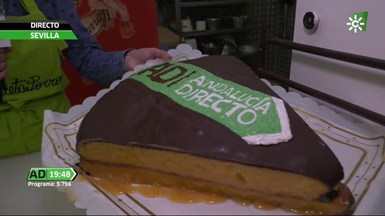 Confitería Navarro. La Dieta Porro. Andalucía Directo 24/2/21. Los Palacios y Villafranca (Sevilla).