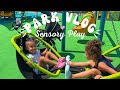 THE FUNNEST SENSORY OUTDOOR PLAYGROUND | PARK DAY VLOG