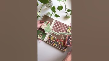 Graphic 45 Fruit & Flora Abstract Scrapbook Folio #minialbum #minialbumtutorial #scrapbooking