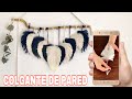 ✅ DIY COMO HACER PLUMAS DE MACRAME | (MUY FACIL) decoración de pared | hazlo tú mismo