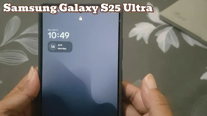 How to show today's date on your Samsung Galaxy S25 Ultra lock screen