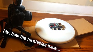 Building a rotating platform for Lego shoots