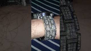 Venta Reloj Techno King Plateado brillantes diamantes hip hop bling bling