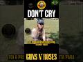 Axl Rose: A história sobre Don't Cry. #guitar #guitarist #gunsnroses