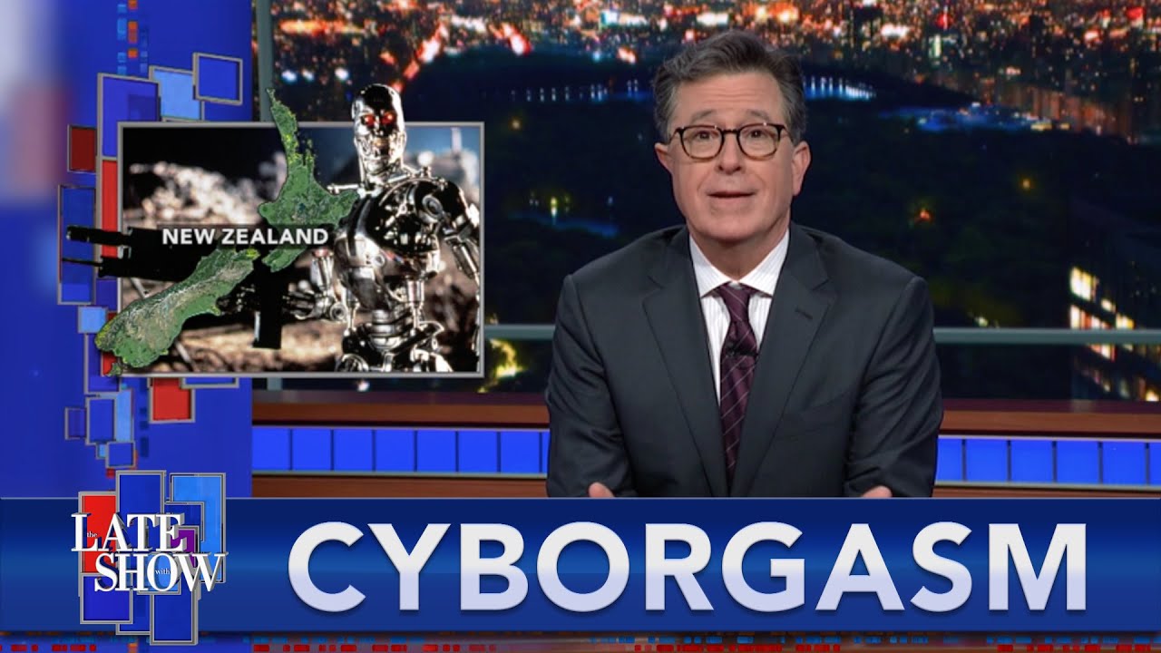 Stephen Colbert's Cyborgasm: Sex With Robots, And Tacos From The Sky