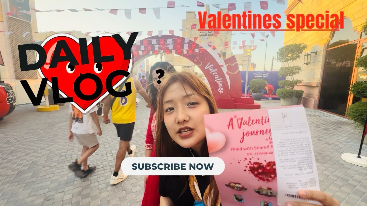 Valentine’s Day at Riverland Dubai ❤️ | Sister & Friend ke Saath | Dubai Daily Vlog