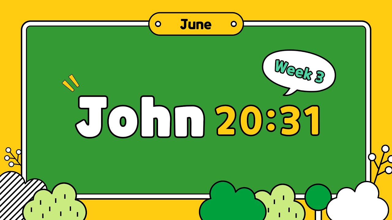 6 3 20 31 John 20 31 YouTube 6-3-20-31-john-20-31-youtube