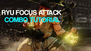 [Smash 4] Ryu Focus Attack - Combo Tutorial