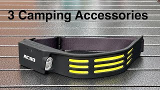 3 Camping Accessories