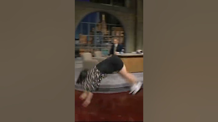 Demi Moore's Pregnant Gymnastics | Letterman #Shorts