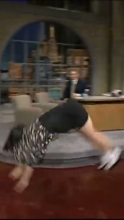Demi Moore's Pregnant Gymnastics | Letterman #Shorts