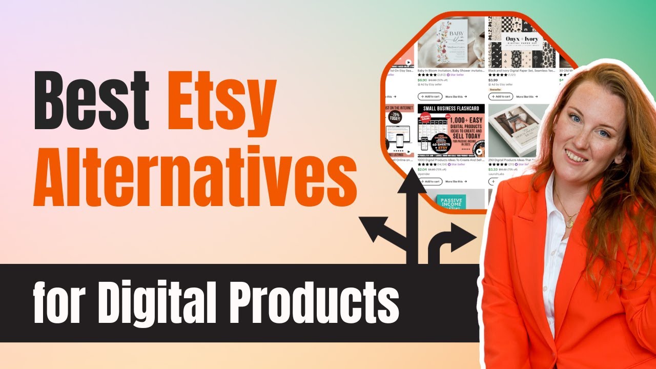 Etsy Alternatives for Digital Products for 2024 - YouTube