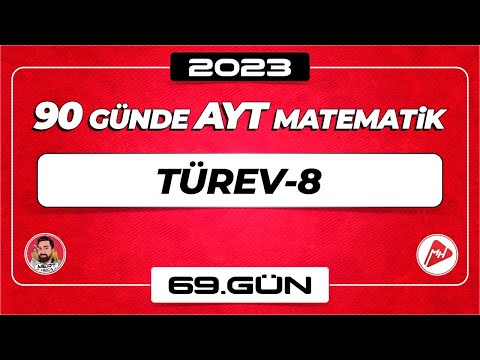 Türev-8 | 90 Günde AYT Matematik Kampı | 69.Gün | 2023 | #türev #aytmatematik