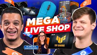 MEGA LIVE SHOP + DROPS, PROMOÇÕES E CUPONS no MAIOR SITE de TECNOLOGIA E GAMES do BRASIL! 🔥🔥 #kabum