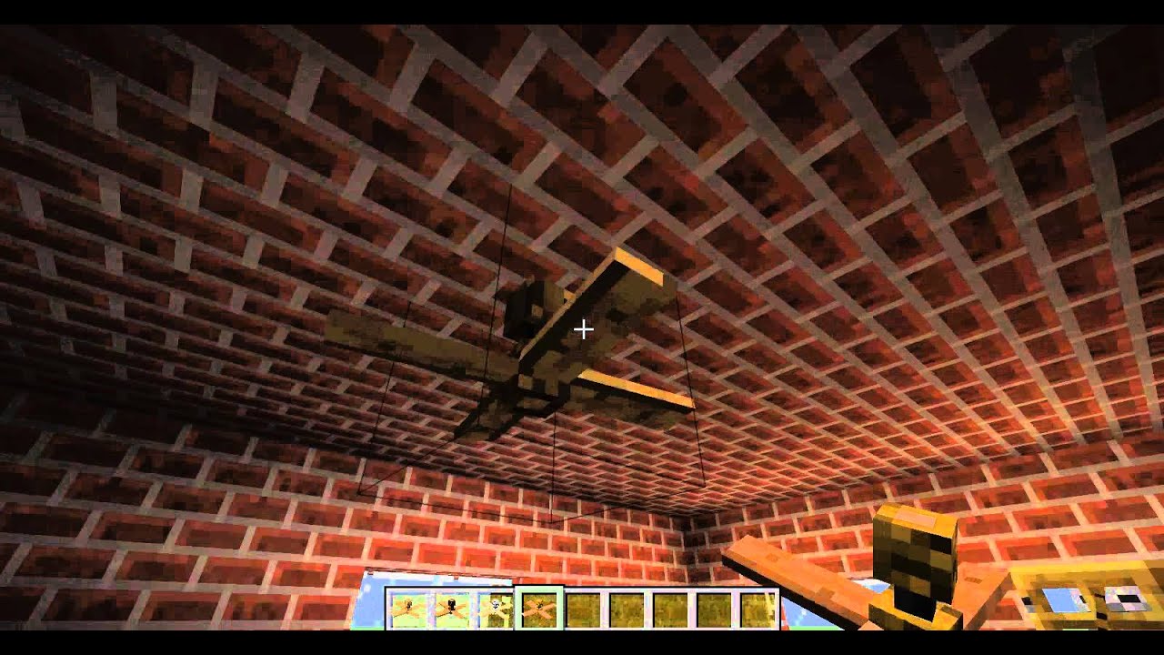 Mod Ceiling fan minecraft - YouTube