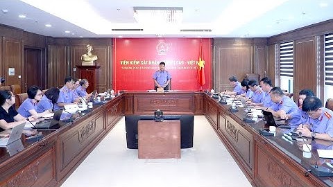 Vụ 8 VKSND tối cao sơ kết công tác kiểm sát 6 tháng đầu năm 2024