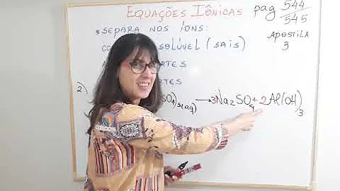 Como resolver uma equação iônica?
