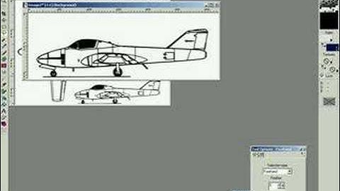 Learn how to make 3d airplane model - Making 3 views