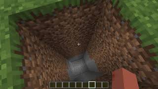 Day 1 Of Building A Underground House In Minecraft!