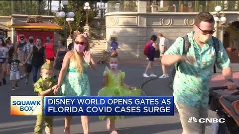 Disney World reopens as Florida Covid-19 cases surge